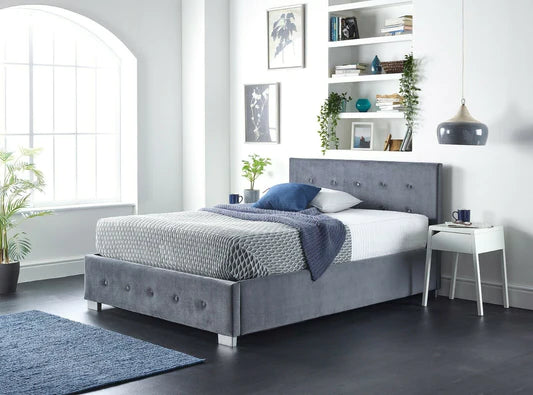 Single Grey Beds