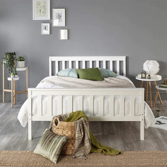 White Wooden Bed Frames