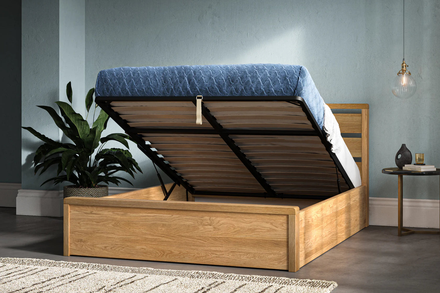 Super King Size Side Lift Ottoman Beds