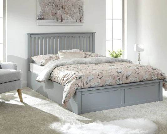 Grey Wooden Bed Frames