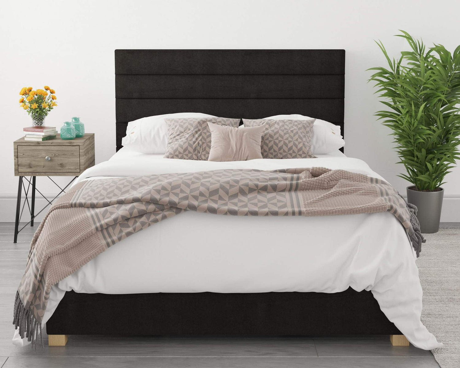 Black Ottoman Beds