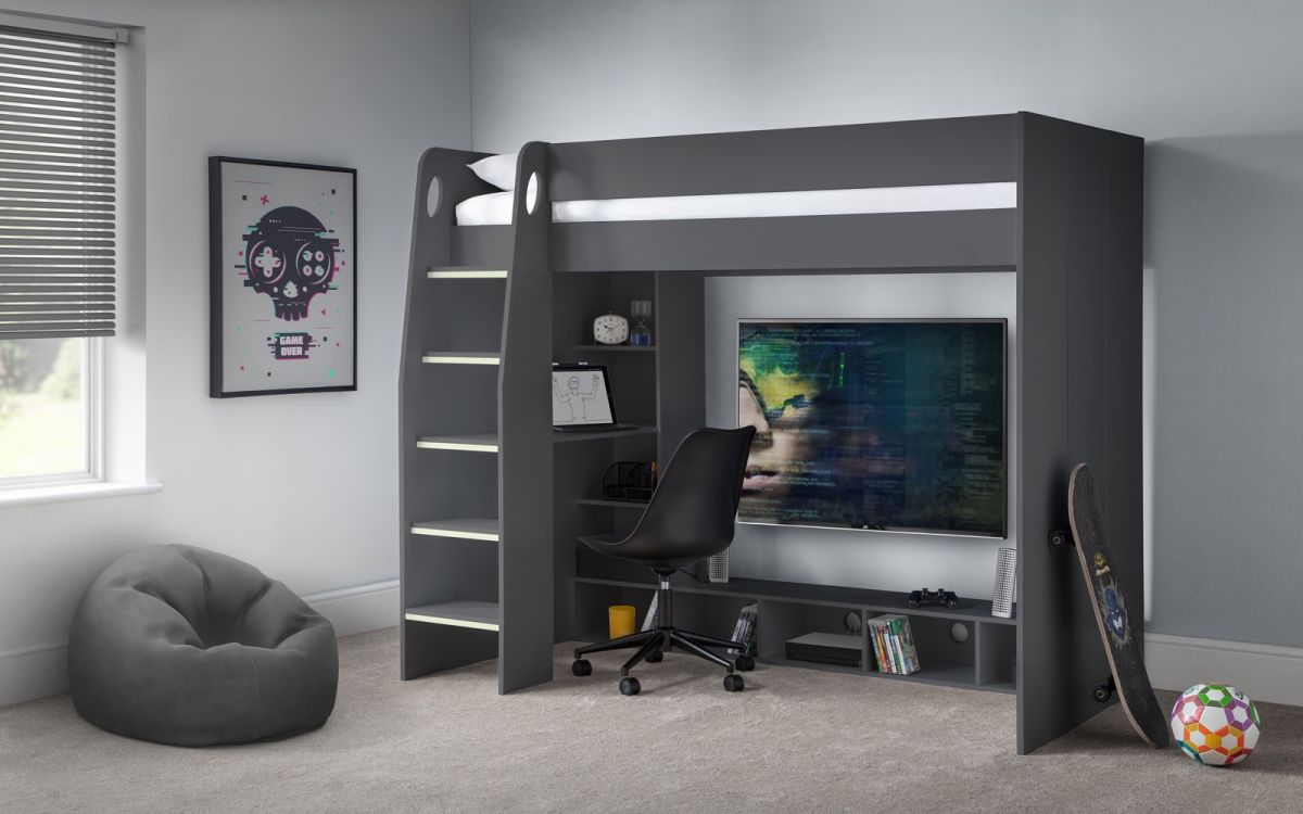 Grey Gaming Beds