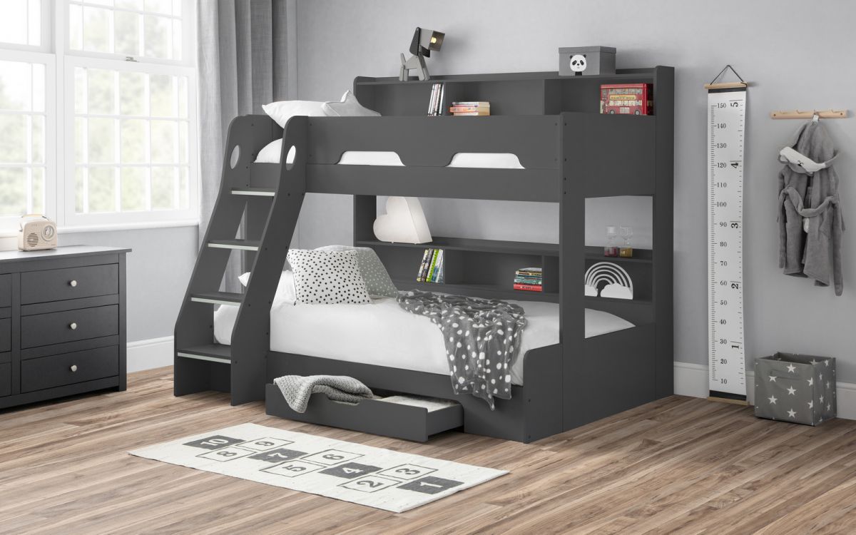 Grey Triple Sleeper Beds