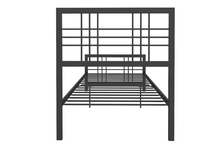 Dorel Home Burbank Metal Bed Single Black - Better Bed Company