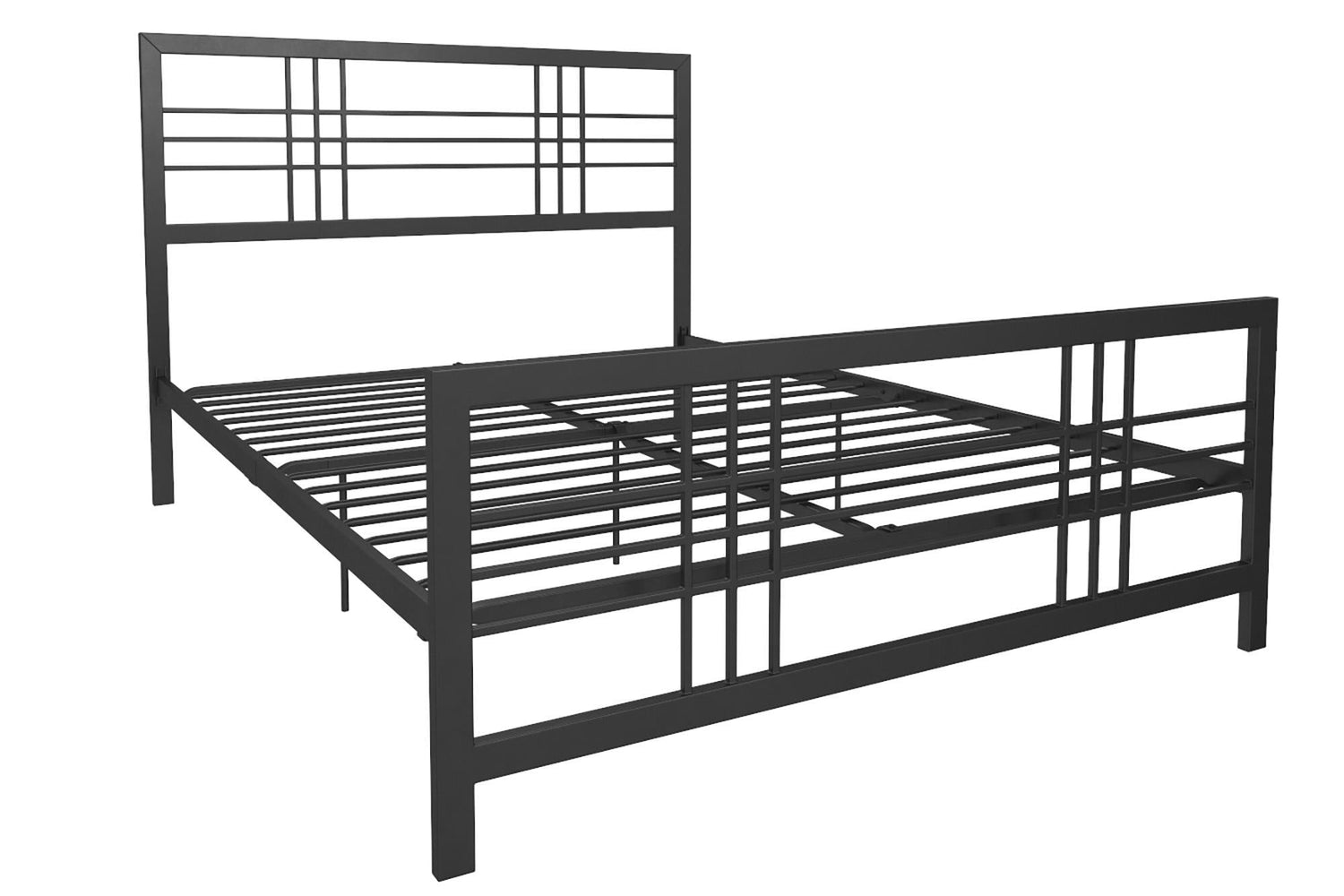 Dorel Home Burbank Metal Bed Double Black - Better Bed Company