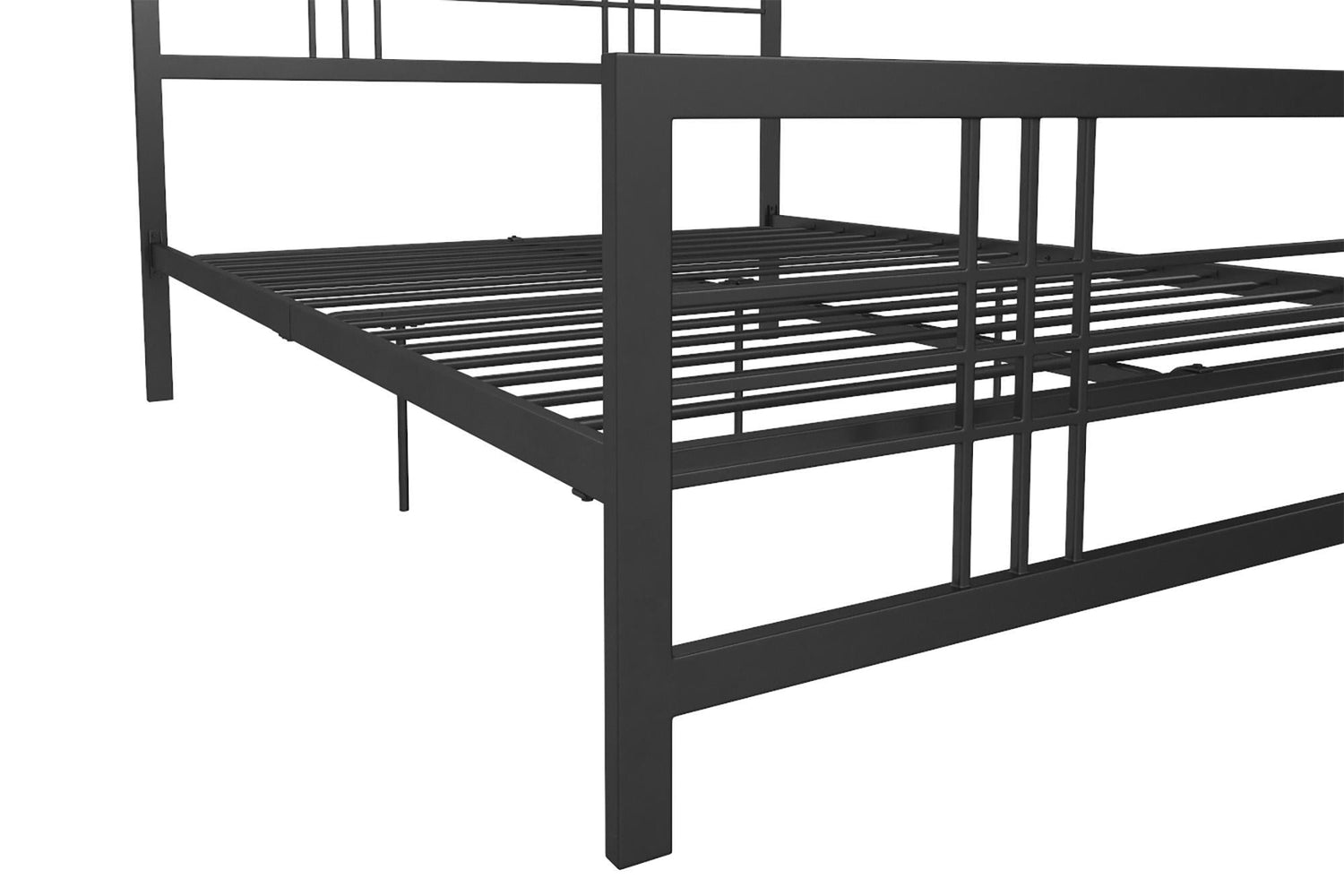 Dorel Home Burbank Metal Bed Double Black - Better Bed Company