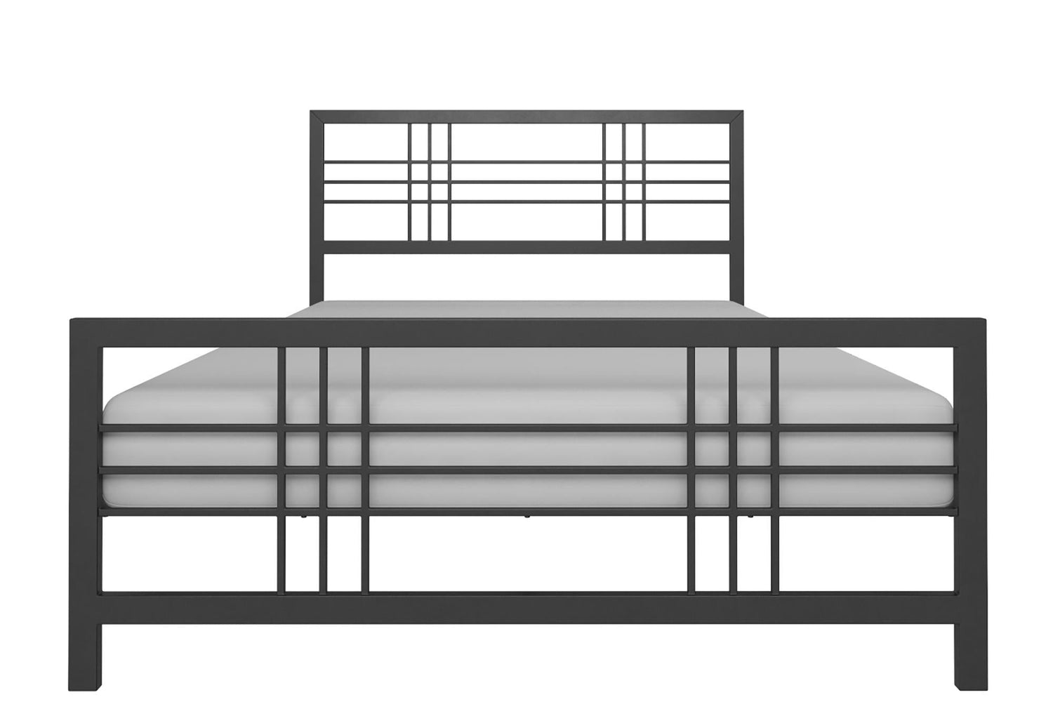 Dorel Home Burbank Metal Bed Double Black - Better Bed Company