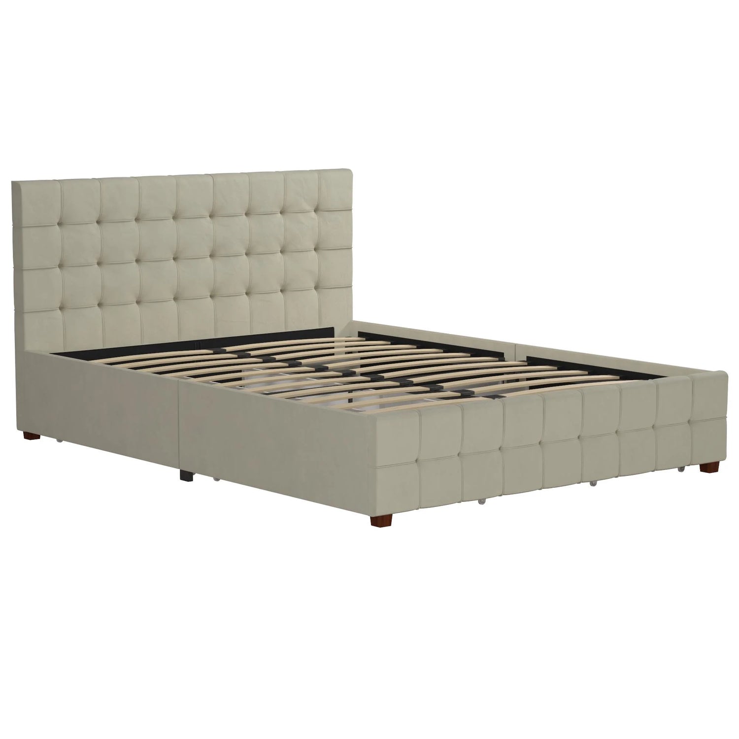 Dorel Home Cosmoliving Elizabeth Bed Double Ivory - Better Bed Company