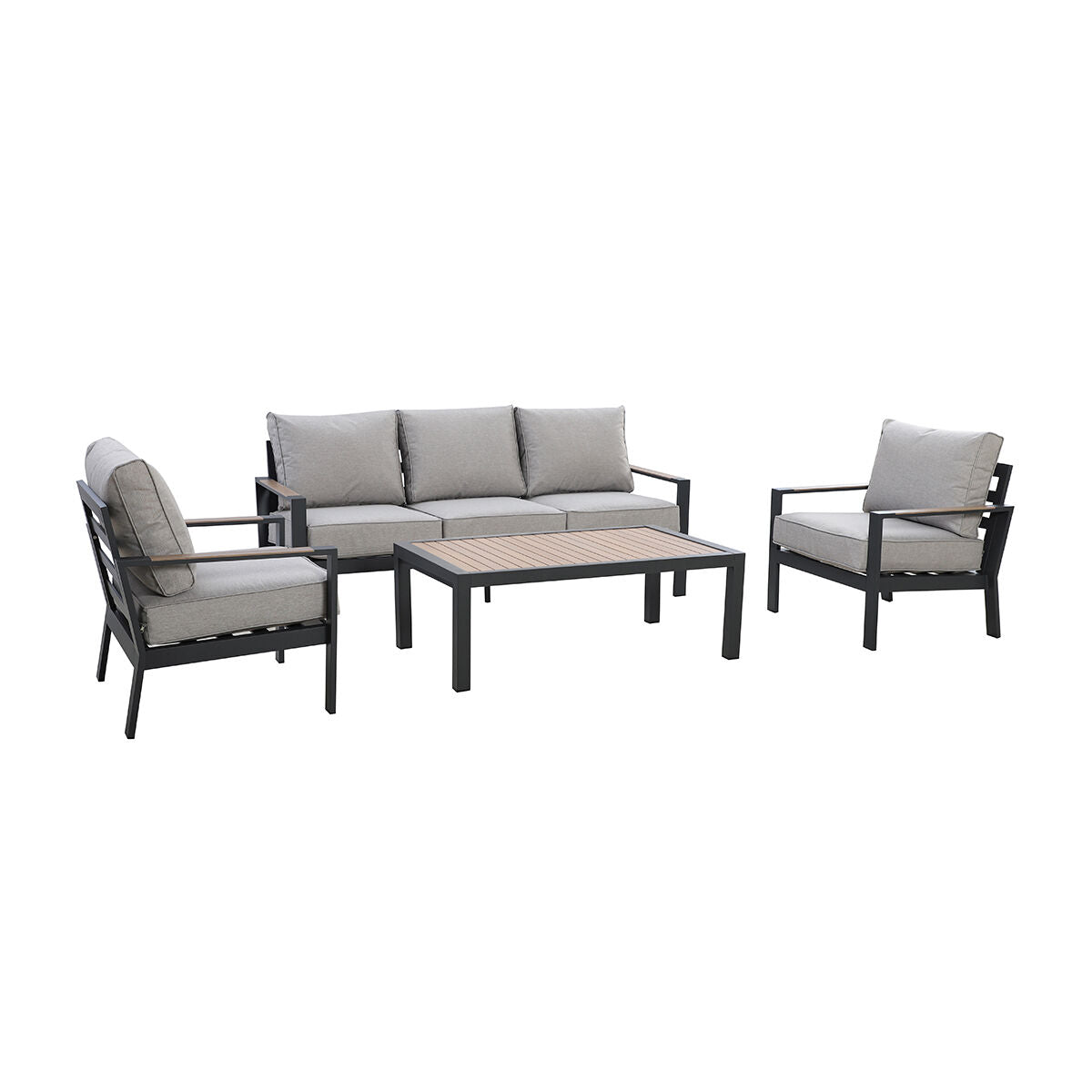 Maze Vancouver 3 Seat Sofa Set With Coffee Table-Better Bed Company