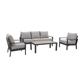 Maze Vancouver 3 Seat Sofa Set With Coffee Table-Better Bed Company