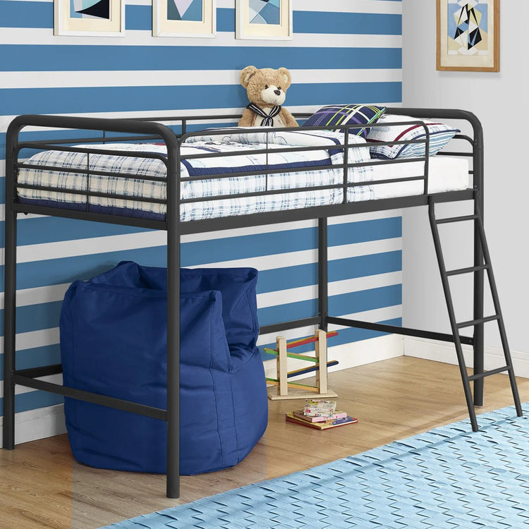 Dorel Home Bunk Bed Single Midsleeper Black - Better Bed Company