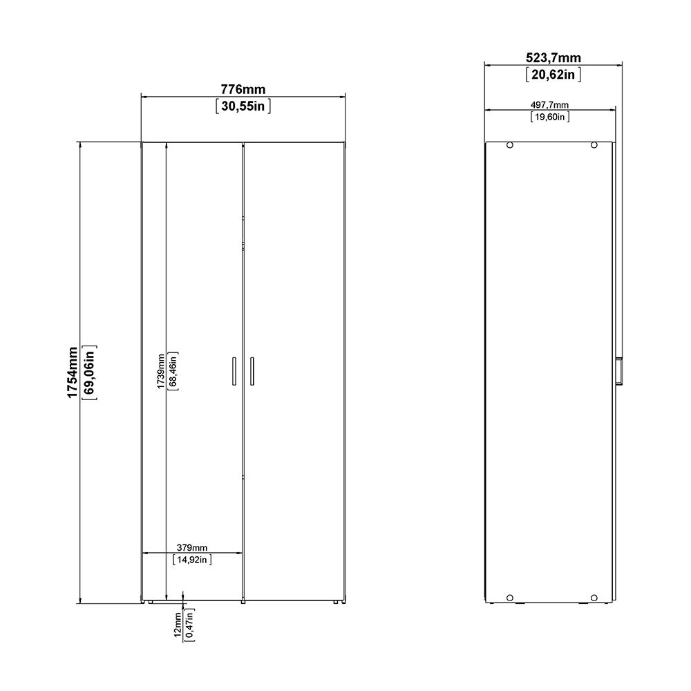 Better Magna Bedroom Furniture Set Wardrobe Dimensions-Better Bed Company