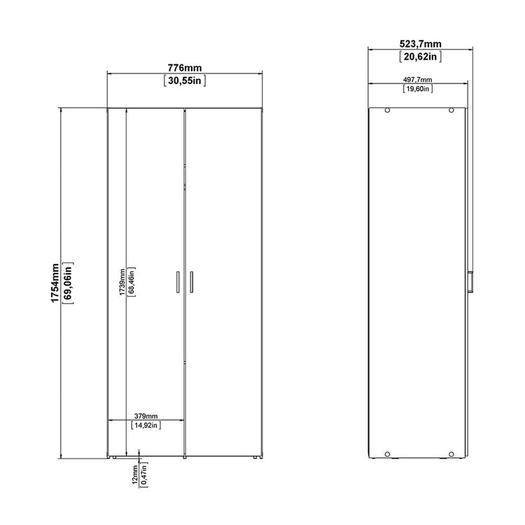 Better Magna Bedroom Furniture Set Wardrobe Dimensions-Better Bed Company