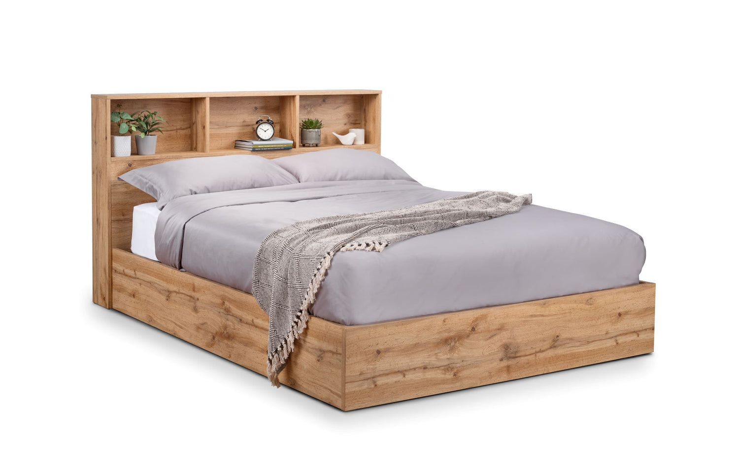 Urban Bookcase Ottoman Bed From Front-Better Bed Company