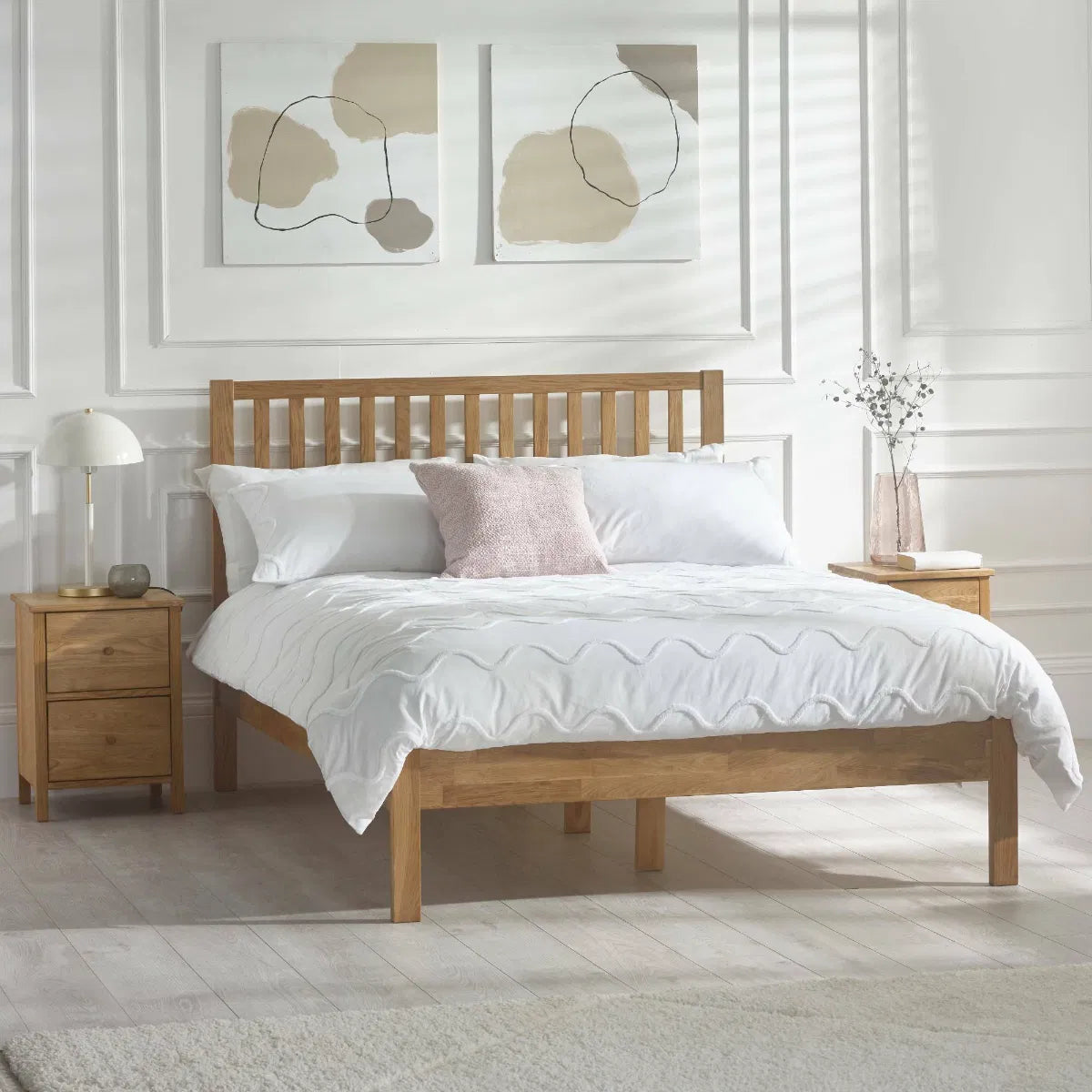 Julian Bowen Coxmoor Wooden Bed Frame Oak-Better Bed Company