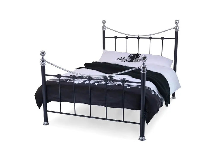 Wholesale Beds Cam Metal Bed Black-Better Bed Company