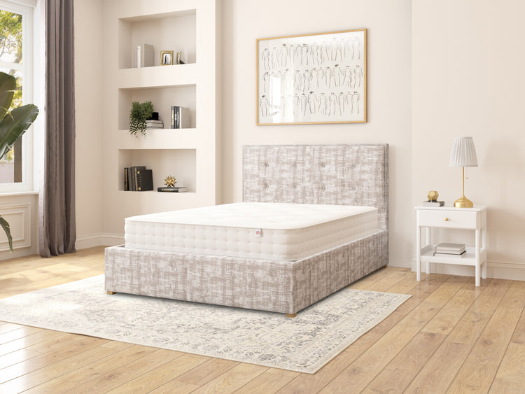 Edwards Velvet Ottoman Bed