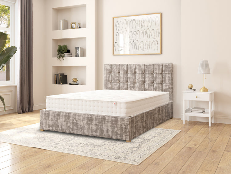 Botham Velvet Ottoman Bed