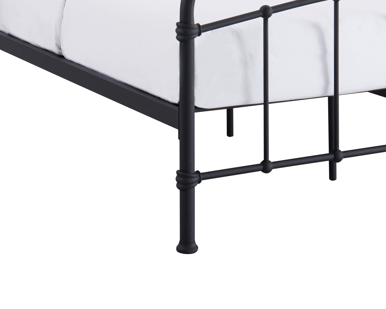 LPD Halston Metal Bed Frame Black-Better Bed Company