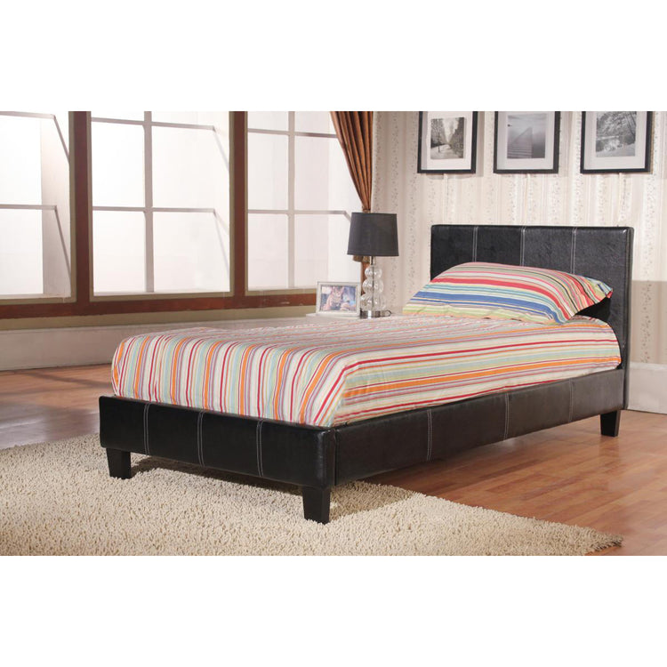 Heartlands Haven PU Bed-Black-Better Bed Company