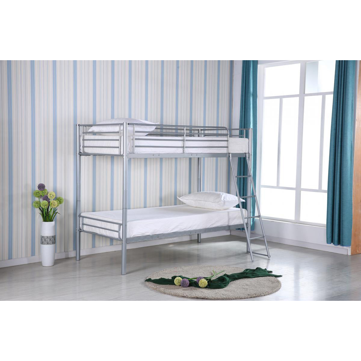 Heartland Furniture Himley Bunk Bed Silver-Better Bed Company