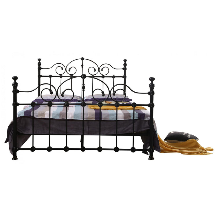 Heartlands Inglewood Metal Bed-Double Black-Better Bed Company