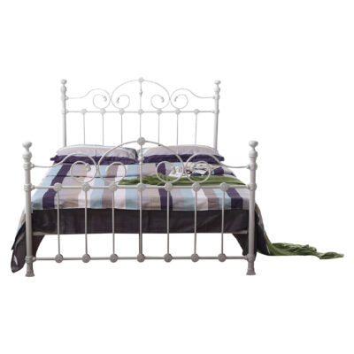 Heartlands Inglewood Metal Bed-Double White-Better Bed Company