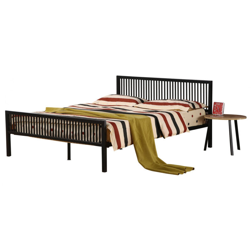 Heartlands Funiture Karachi Metal Bed-Black-Better Bed Company