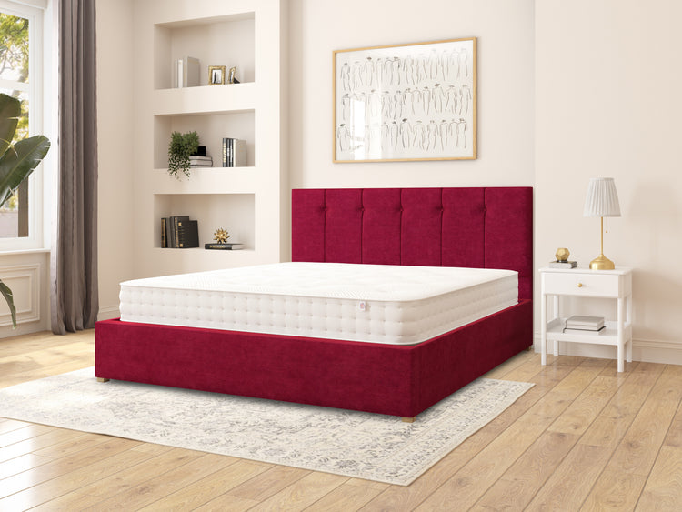 Ederle Fabric Ottoman Bed