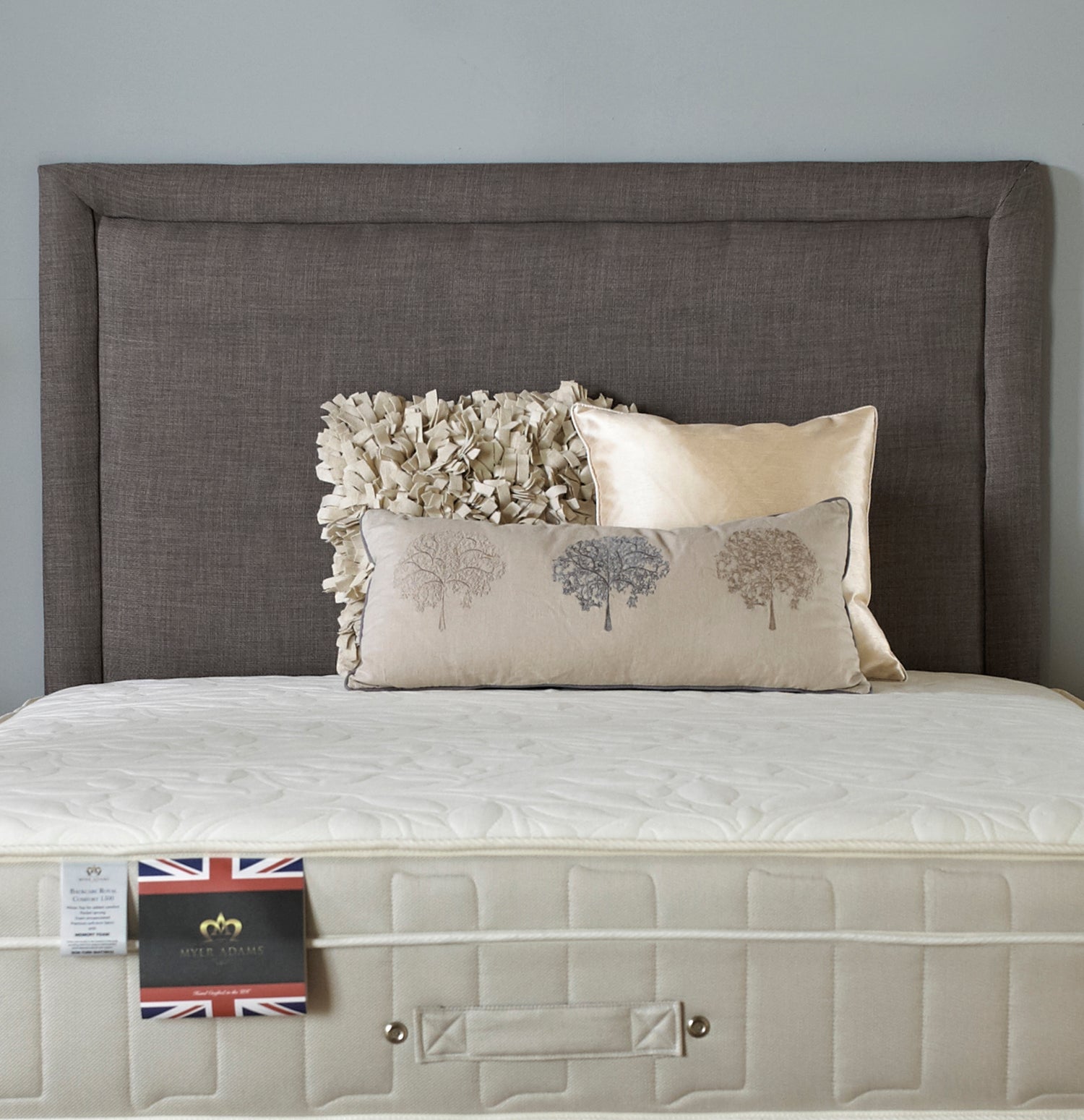 Myer Adams Luna Headboard Graphite-Better Bed Company