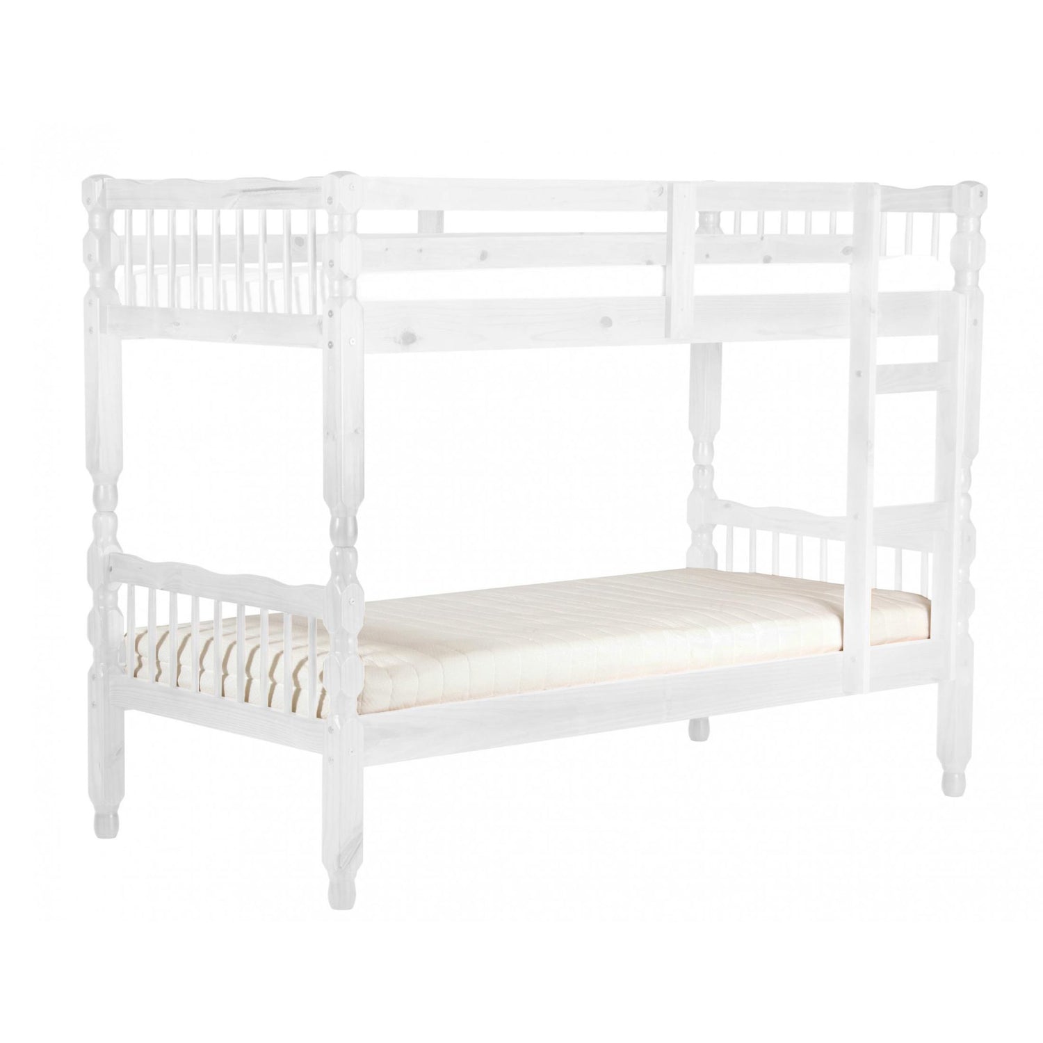 Heartlands Milano Bunk Bed White-Better bed Company