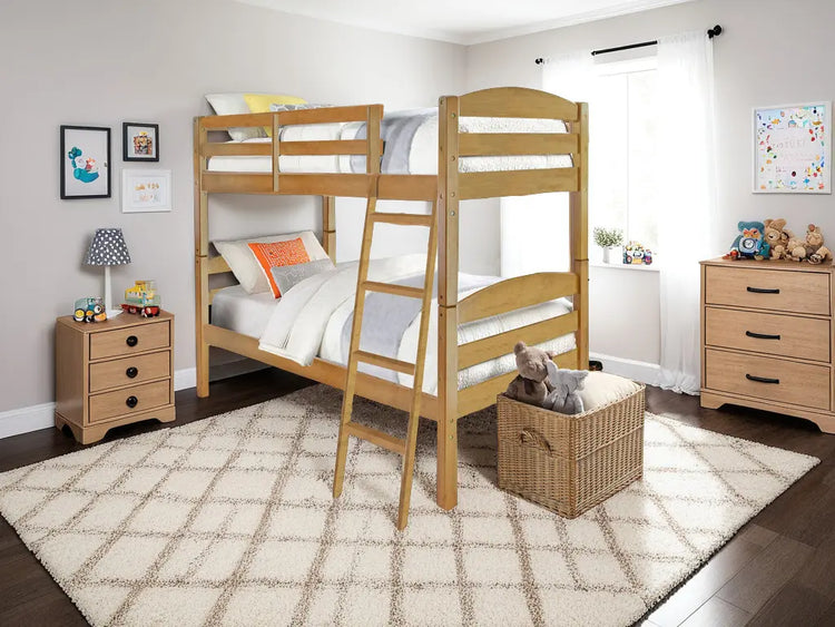 Wholesale Beds Moderna Bunk Bed Pine-Better Bed Company