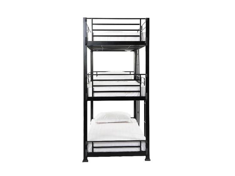 Wholesale Beds No Bolt 3 Tier Metal Bunk Bed-Better Bed Company