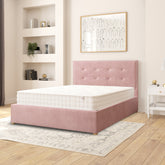 Edwards Velvet Ottoman Bed