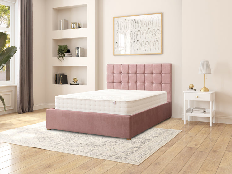 Botham Velvet Ottoman Bed