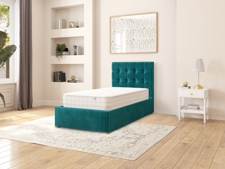 Botham Velvet Ottoman Bed