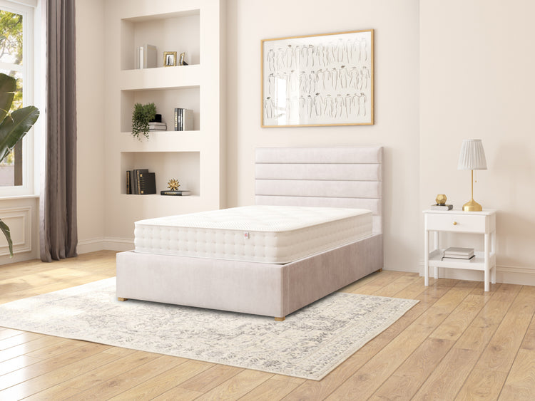 Switzer Velvet Ottoman Bed