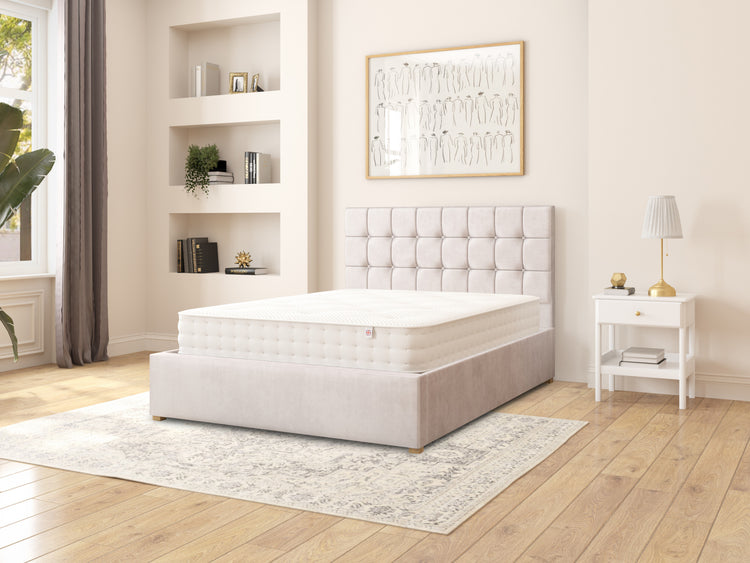 Botham Velvet Ottoman Bed