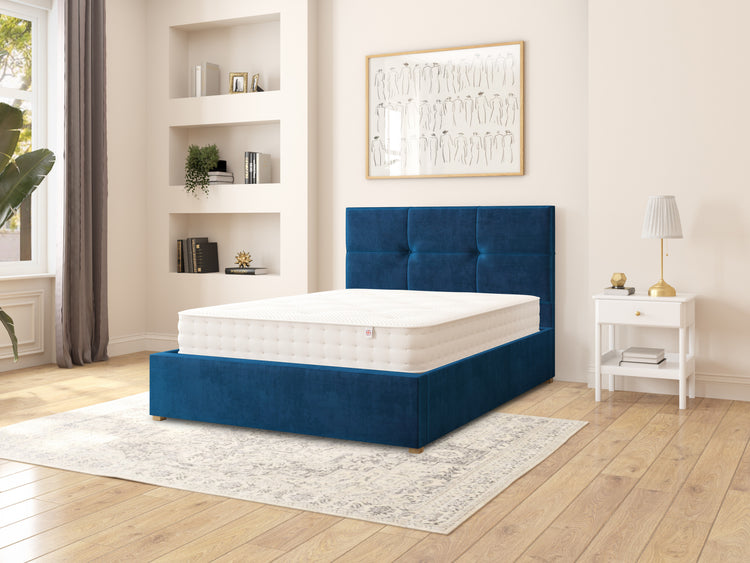 Dean Velvet Ottoman Bed