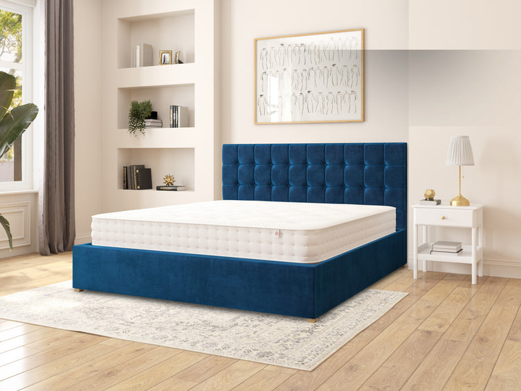 Botham Velvet Ottoman Bed