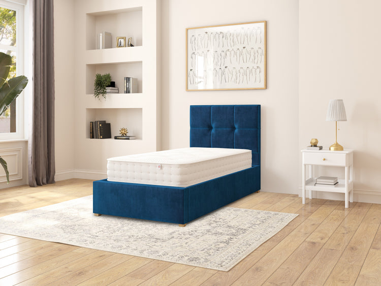 Dean Velvet Ottoman Bed