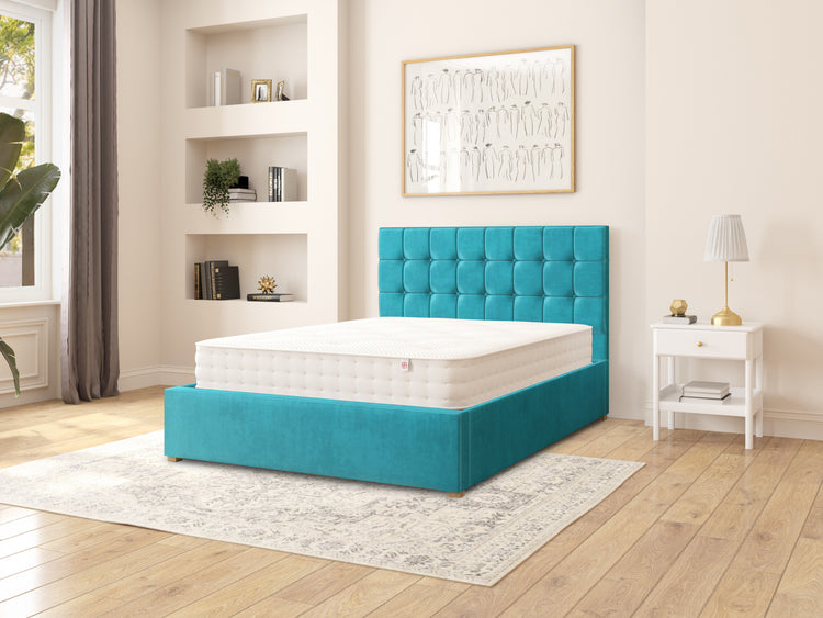 Botham Velvet Ottoman Bed