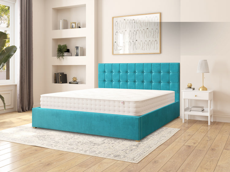 Botham Velvet Ottoman Bed