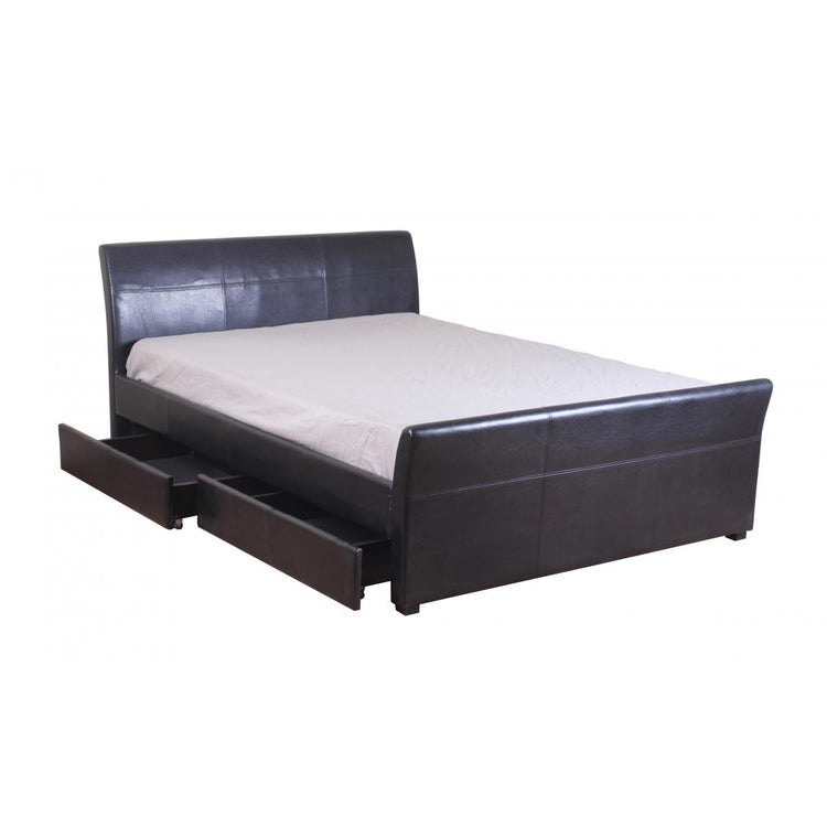 Heartlands Viva 4 Drawer PVC Faux Leather Bed