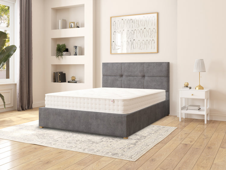 Dean Velvet Ottoman Bed