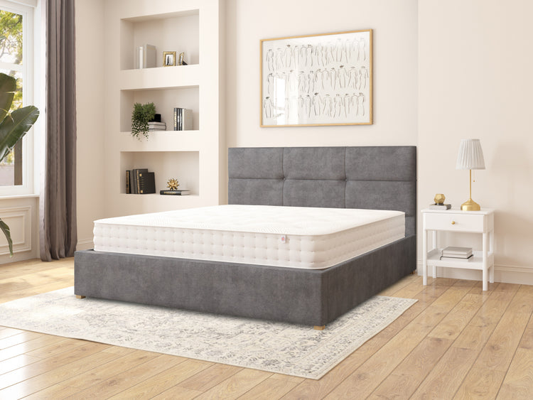 Dean Velvet Ottoman Bed