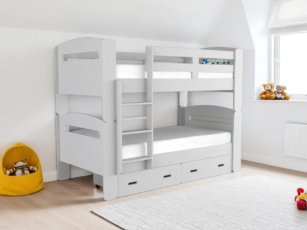 Wholesale Beds Oliver Bunk Bed Single White - Better Bed Company