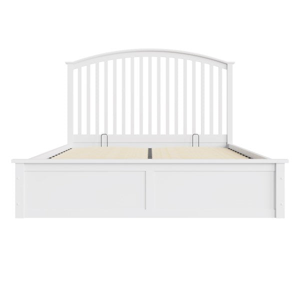 GFW Madrid Ottoman Bed White From Front-Better Bed Company