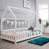 Kids Bunk Beds Freya White Wooden Play House Bed-Better Bed Company