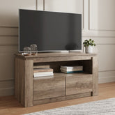 GFW Canyon Oak 2 Drawer TV Unit-Better Bed Company